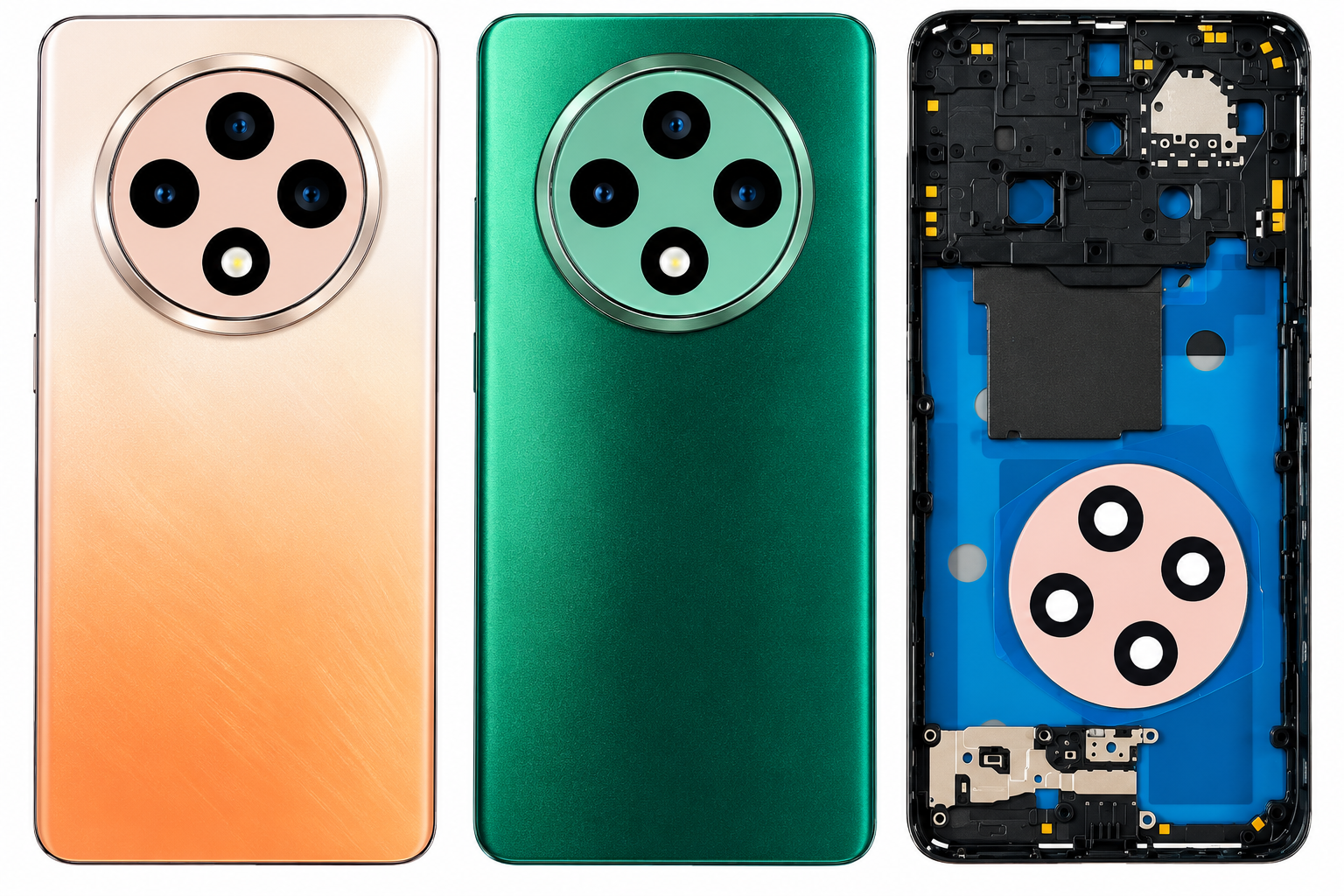 Compatible Replacement for OPPO F27 Pro Full Housing Body – Orange & Green